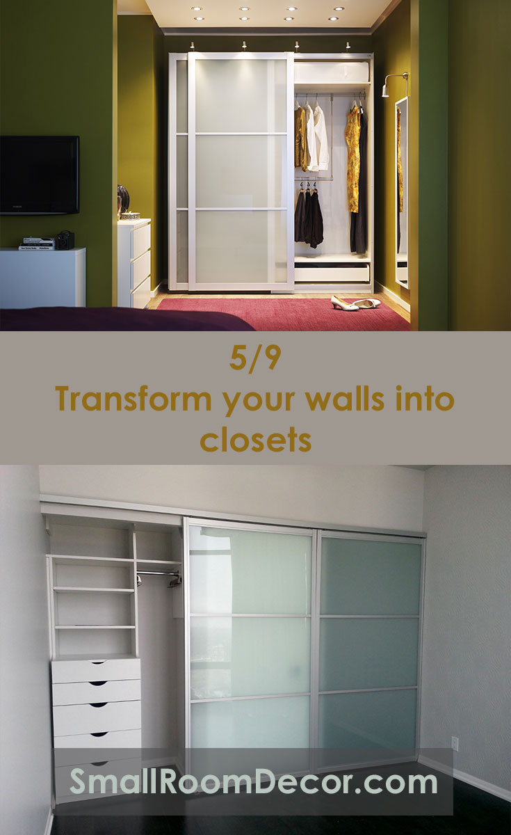 Transform your walls into #closets