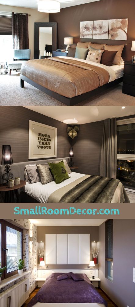 9 Small Bedroom Color Ideas - 35 photos + accent wall paint combinations