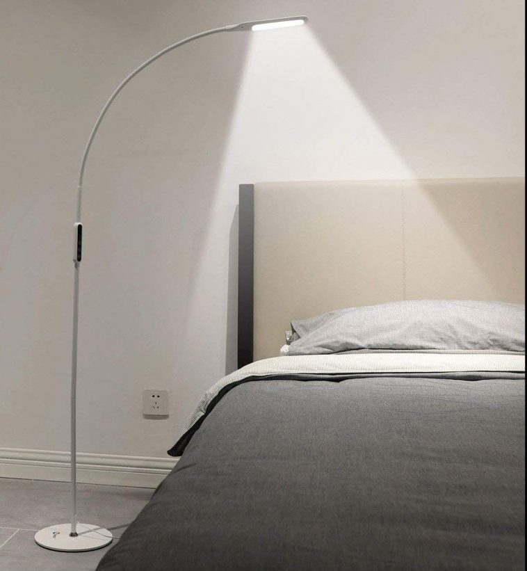 Flexible Gooseneck Light with Touch and Remote Control #bedroomlighting