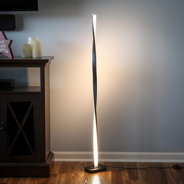 Helix - LED Floor Lamp- Bright, Dimmable & Modern Corner Light #designlamp 