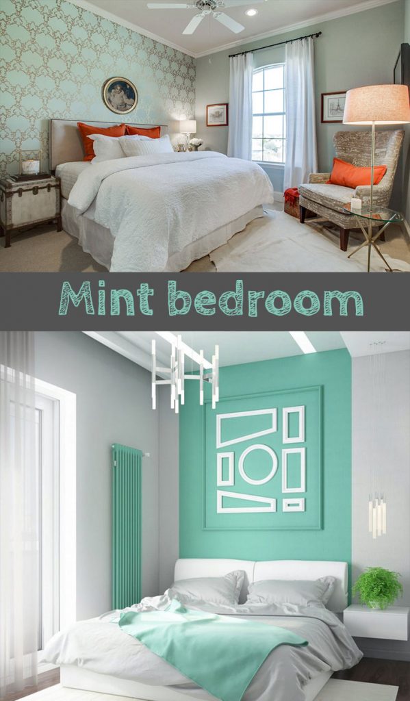    Mint Bedroom Wall Color Idea 599x1024 