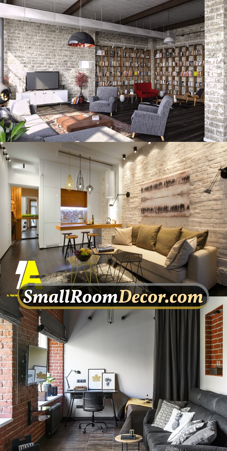 #smalllivingroom in industrial style