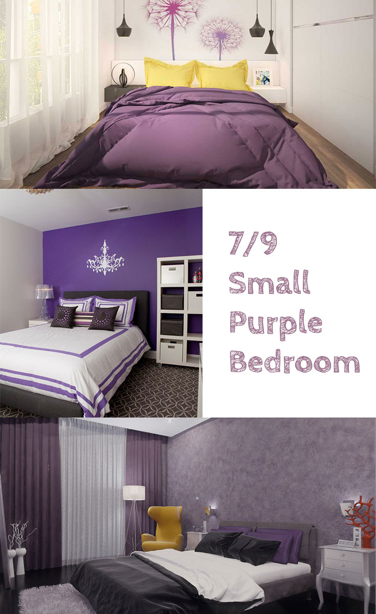 Small #purple #bedrooms