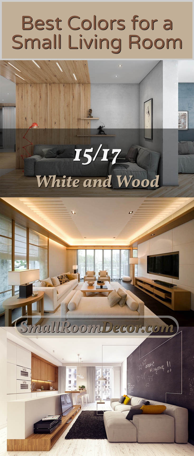 White and wood #livingroom