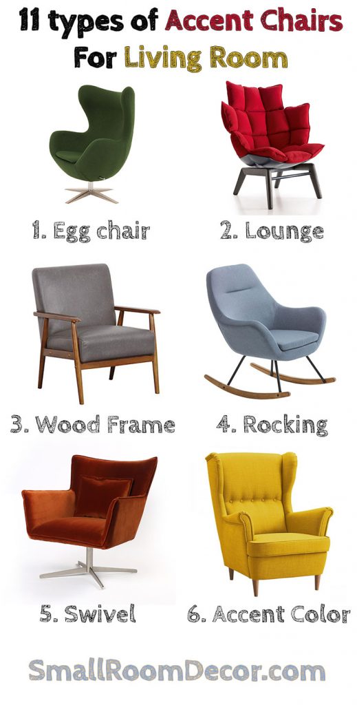 Types of chairs for living 2024 room