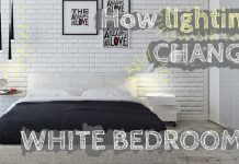 How Lighting & Lamps change Small White Bedrooms Lighting ideas for small white bedroom