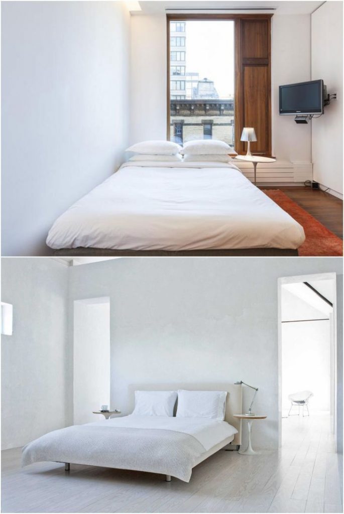 22 Surious Examples How Lighting Lamps Change White Bedrooms