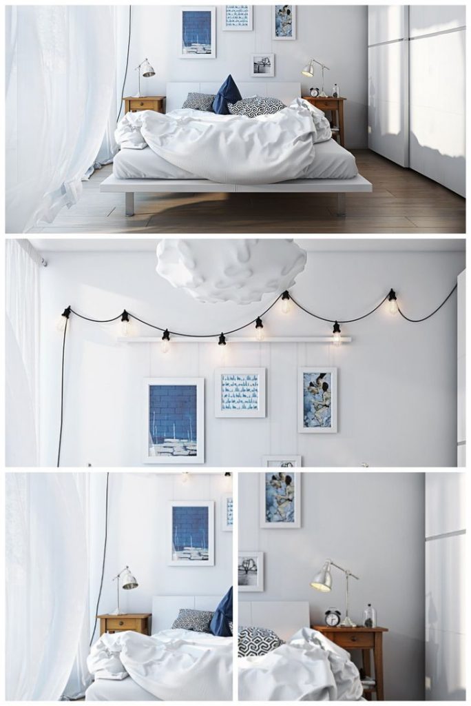 22 Surious Examples How Lighting Lamps Change White Bedrooms