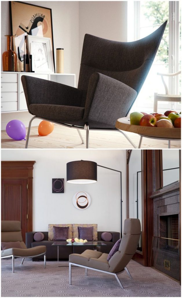 Stylish contemporary lounge chairs for modern rooms #eggchair #livingroomchairs #livingroommodern
