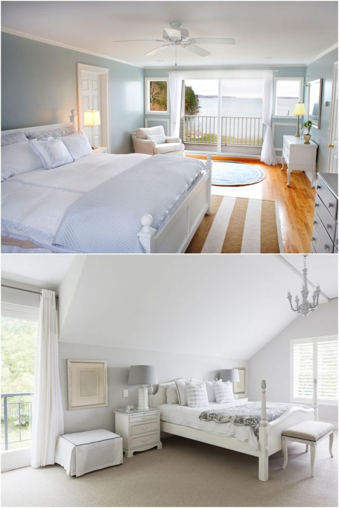 white neutral bedroom #homedecor #bedside #lamp